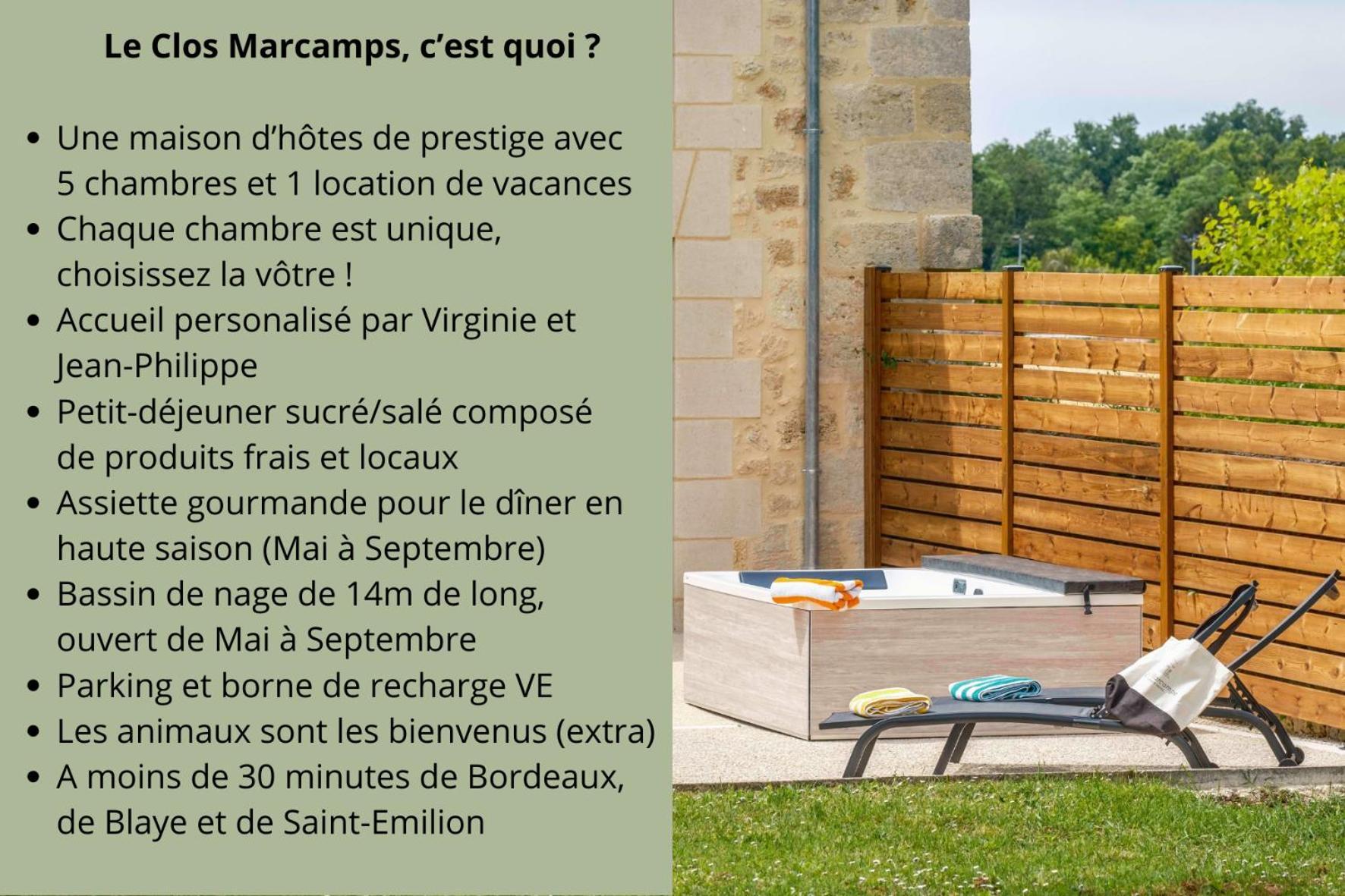 Clos Marcamps - Teritoria Prignac-et-Marcamps Esterno foto